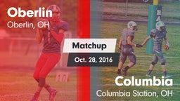 Matchup: Oberlin vs. Columbia  2016