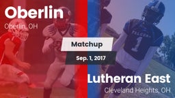 Matchup: Oberlin vs. Lutheran East  2017