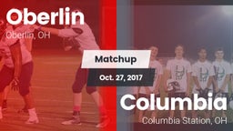 Matchup: Oberlin vs. Columbia  2017