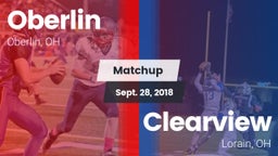 Matchup: Oberlin vs. Clearview  2018