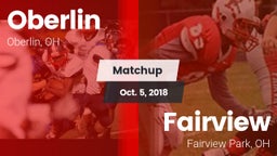 Matchup: Oberlin vs. Fairview  2018
