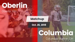 Matchup: Oberlin vs. Columbia  2018
