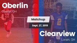 Matchup: Oberlin vs. Clearview  2019