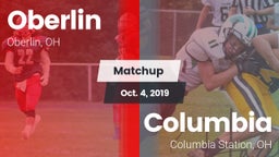 Matchup: Oberlin vs. Columbia  2019