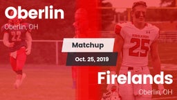 Matchup: Oberlin vs. Firelands  2019