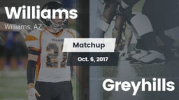 Matchup: Williams vs. Greyhills  2017