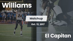 Matchup: Williams vs. El Capitan  2017