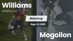 Matchup: Williams vs. Mogollon  2018
