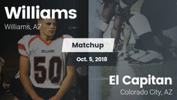 Matchup: Williams vs. El Capitan  2018