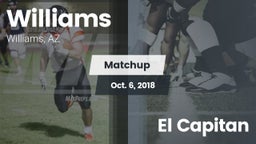 Matchup: Williams vs. El Capitan  2018