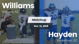 Matchup: Williams vs. Hayden  2018