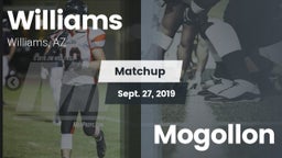 Matchup: Williams vs. Mogollon 2019