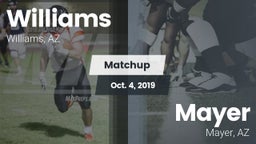 Matchup: Williams vs. Mayer   2019