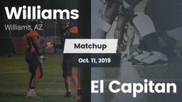 Matchup: Williams vs. El Capitan 2019