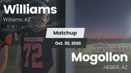 Matchup: Williams vs. Mogollon  2020