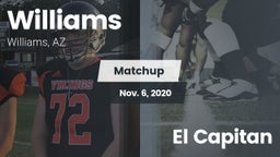Matchup: Williams vs. El Capitan  2020