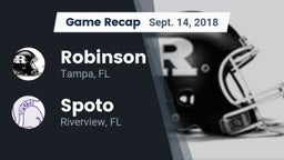 Recap: Robinson  vs. Spoto  2018