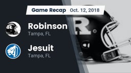 Recap: Robinson  vs. Jesuit  2018