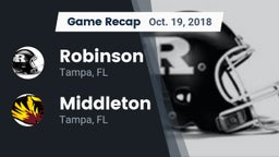 Recap: Robinson  vs. Middleton  2018