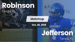 Matchup: Robinson vs. Jefferson  2018