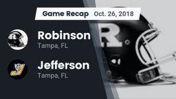 Recap: Robinson  vs. Jefferson  2018