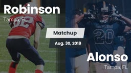 Matchup: Robinson vs. Alonso  2019