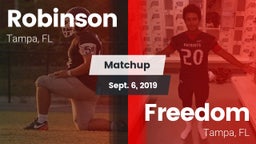 Matchup: Robinson vs. Freedom  2019