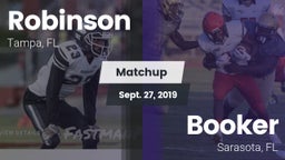 Matchup: Robinson vs. Booker  2019