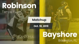 Matchup: Robinson vs. Bayshore  2019