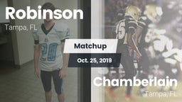 Matchup: Robinson vs. Chamberlain  2019