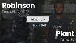 Matchup: Robinson vs. Plant  2019