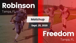 Matchup: Robinson vs. Freedom  2020