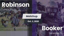 Matchup: Robinson vs. Booker  2020