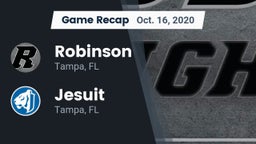 Recap: Robinson  vs. Jesuit  2020