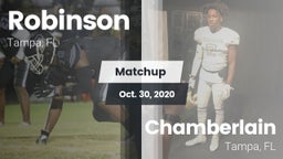 Matchup: Robinson vs. Chamberlain  2020