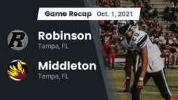 Recap: Robinson  vs. Middleton  2021