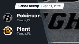 Recap: Robinson  vs. Plant  2022