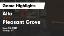 Alta  vs Pleasant Grove  Game Highlights - Nov. 23, 2021