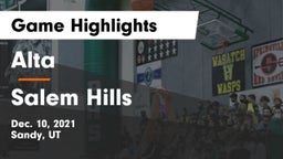 Alta  vs Salem Hills  Game Highlights - Dec. 10, 2021
