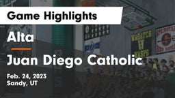 Alta  vs Juan Diego Catholic  Game Highlights - Feb. 24, 2023