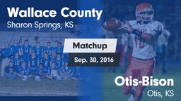 Matchup: Wallace County vs. Otis-Bison  2016