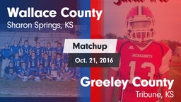 Matchup: Wallace County vs. Greeley County  2016