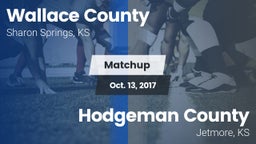 Matchup: Wallace County vs. Hodgeman County  2017
