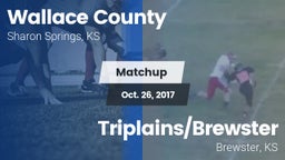 Matchup: Wallace County vs. Triplains/Brewster  2017