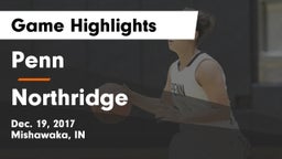 Penn  vs Northridge  Game Highlights - Dec. 19, 2017