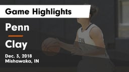 Penn  vs Clay  Game Highlights - Dec. 3, 2018