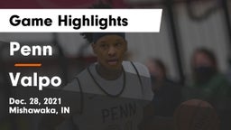 Penn  vs Valpo Game Highlights - Dec. 28, 2021