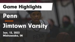 Penn  vs Jimtown Varsity Game Highlights - Jan. 13, 2022