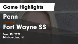 Penn  vs Fort Wayne SS Game Highlights - Jan. 15, 2022