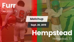 Matchup: Furr vs. Hempstead  2019